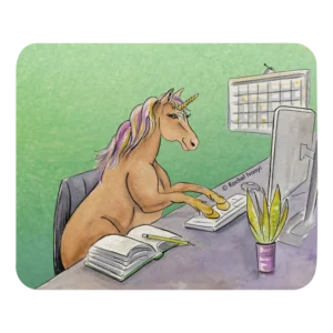 Elsie at Work (art by Rachel Ivani)