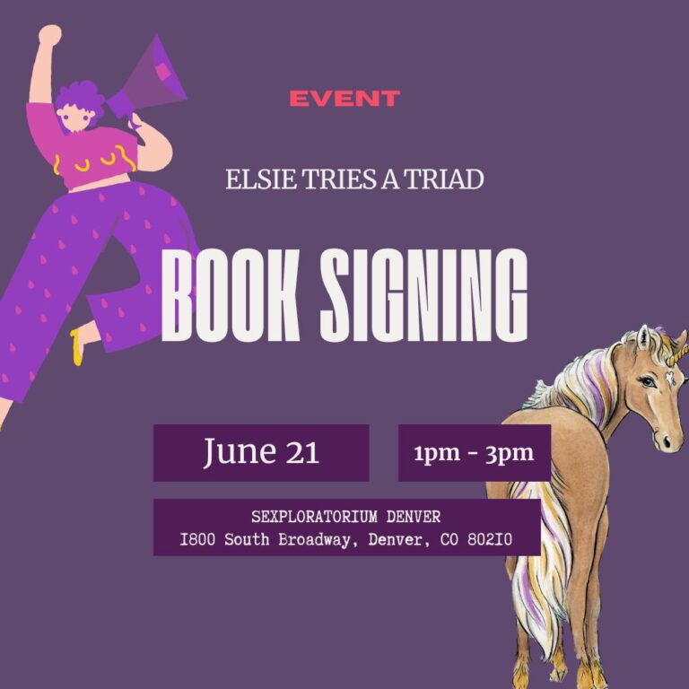 Book signing June 21 at Sexploratorium Denver